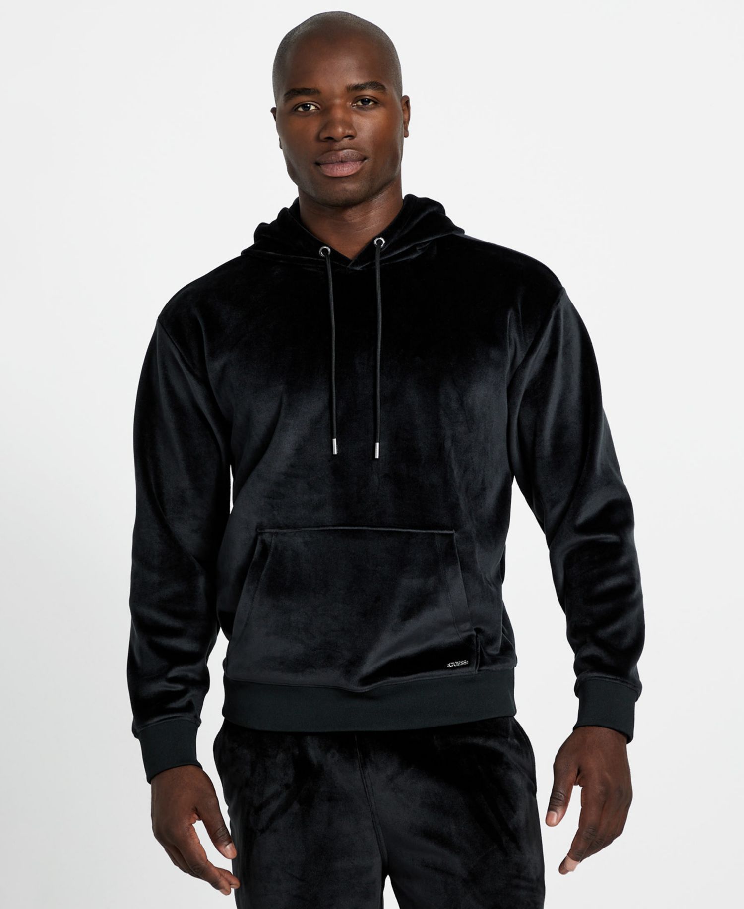 Men's Bonded Long-Sleeve Drawstring Hoodie