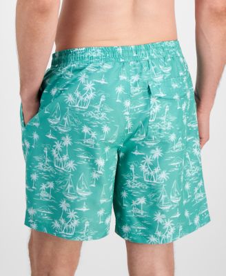 Men's Sail Toile Swim Trunks