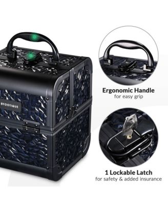 Makeup Train Case Kit with Cube Case Cosmetic Organizer 