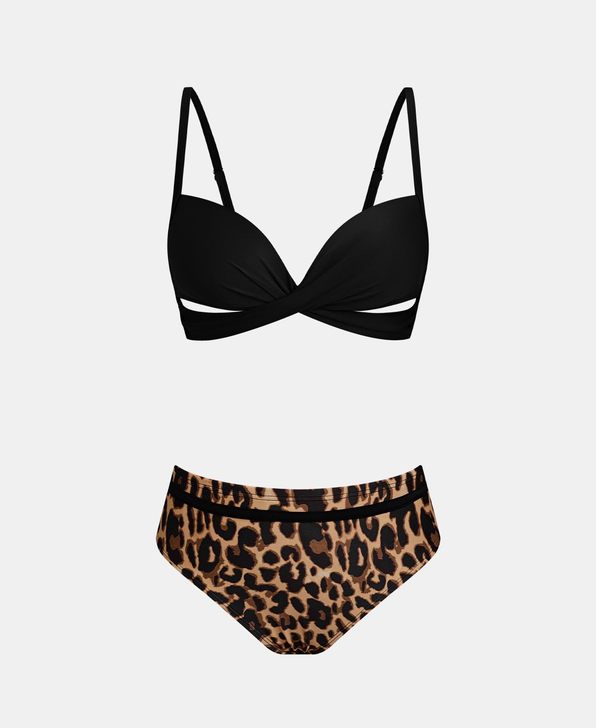 Cupshe Women's Adjustable Strap Soft Cup Bikini Set