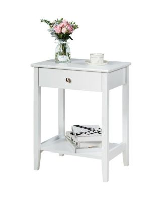 Wooden Nightstand  End Table Storage Display