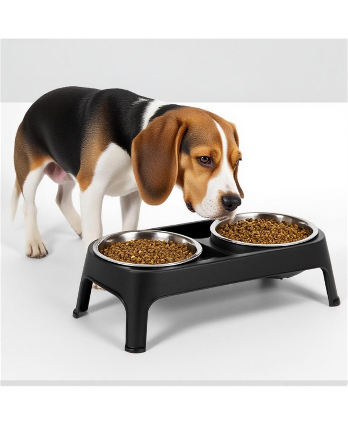 Aostirmotor Dog Food Bowl Elevated Pet Feeding Station
