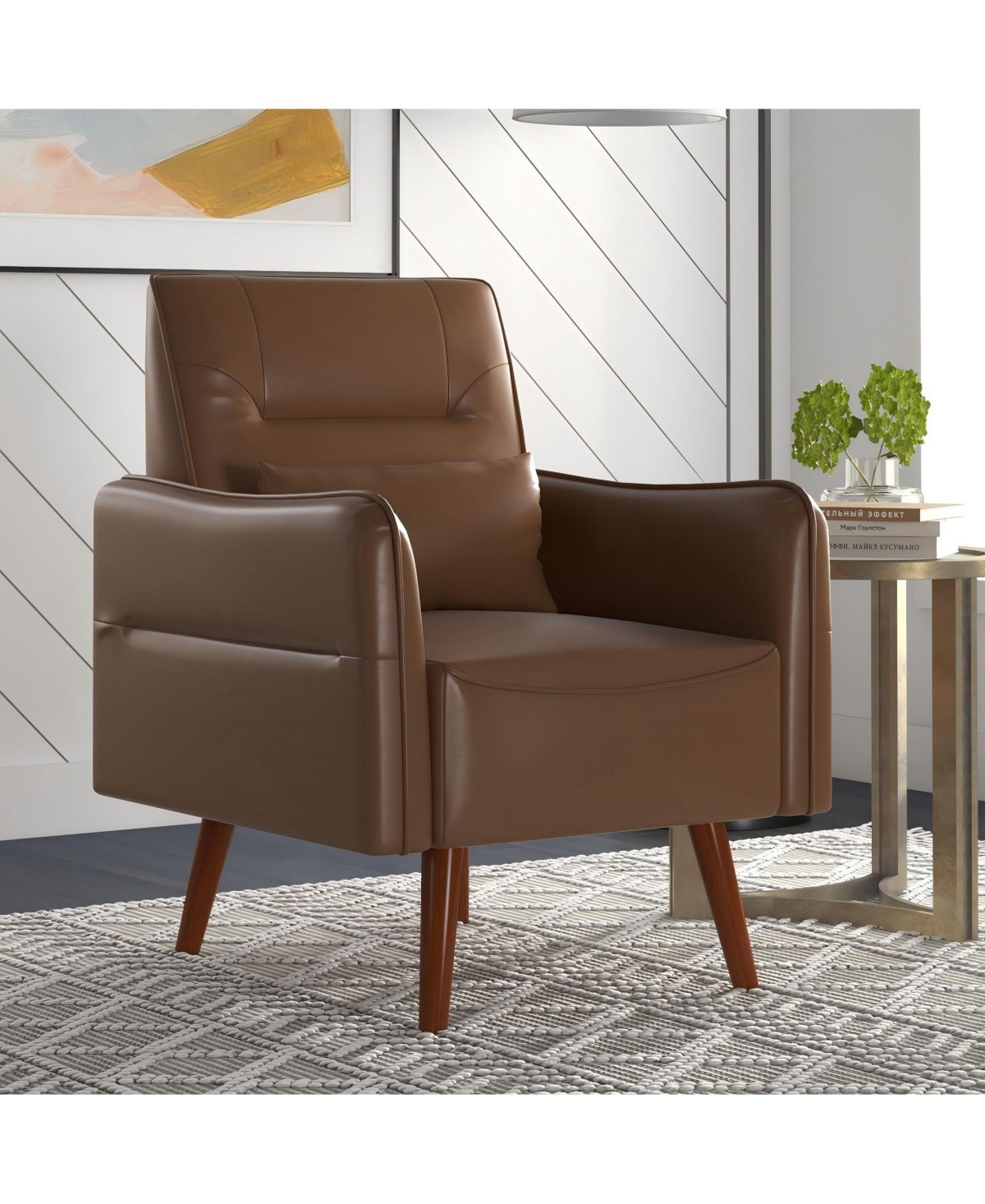 Boyel Living Accent Chair, Upholstered Arm Chair For Living Room Bedroom