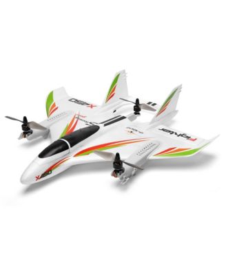 VTOL RC Plane | 6CH, 3D/6G Modes, Brushless Motors, LED Lights