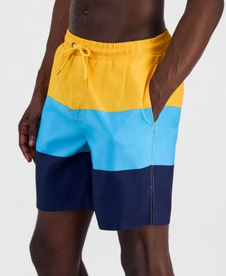 Men's Colorblocked 7" Swim Trunks