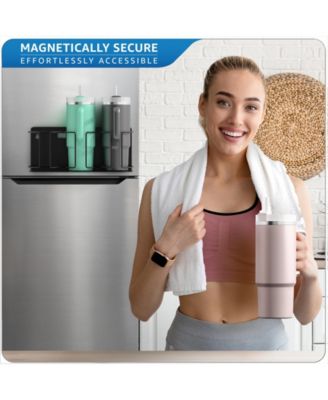 Tumbler & Travel Mug Storage Rack - Versatile Organizer for Fridge, Oven, and etc