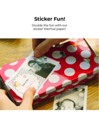 Camera Insta 2 Bundle Set -  Instant Print Camera with Thermal Paper Refills