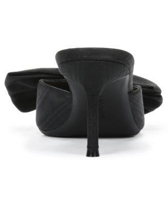 Alaynaa Pointed-Toe Bow Mule Pumps