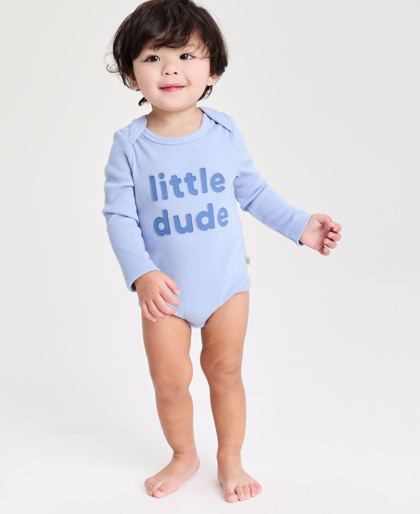 Боди Baby's First Dude, длинный рукав — First Impressions, цвет: Синий — фото 1