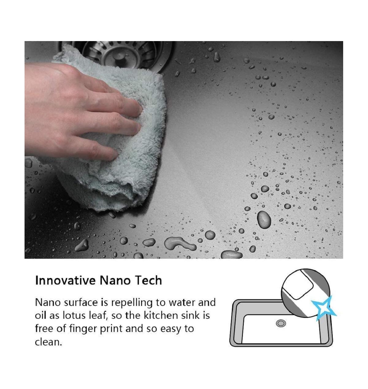 flynama 30x18inch Undermount 18 Gauge Stainless Steel Kitchen Sink