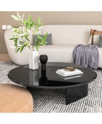 36" Tempered Glass Table Top (Black, 2/5" Thick, Beveled Edge