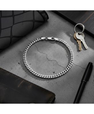 5MM Solid Heavy Miami Cuban Curb Link Bracelet .925 Sterling Silver 8 Inch