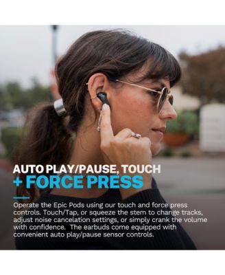 Epic Pods ANC True Wireless Earbuds Black