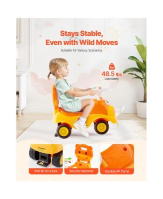 Ride On Toddler Push Car, Push Car for Toddler 19 to 36 Months, Kids Ride On Toy with Horn & Music