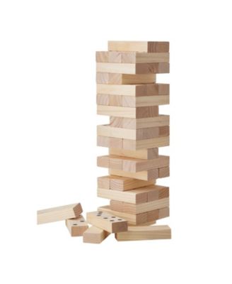 54-Piece Large Tumbling Timber Game with Carry Bag & Scoreboard