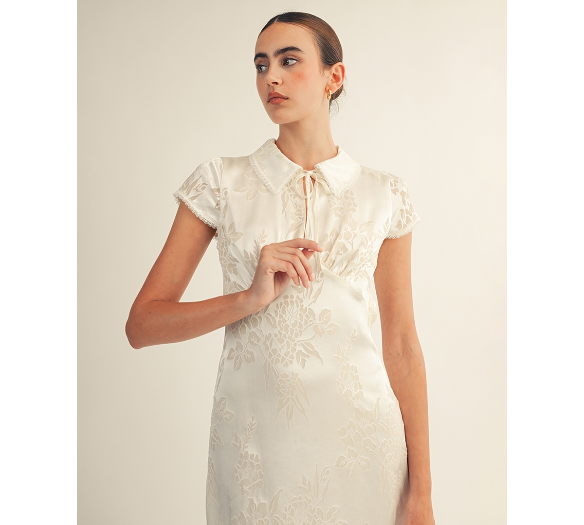 Arose Studio, Inc Women's Casey Tie Neck Mini Dress