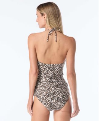 Michael Kors Women's Bandeau Neck Tankini Top