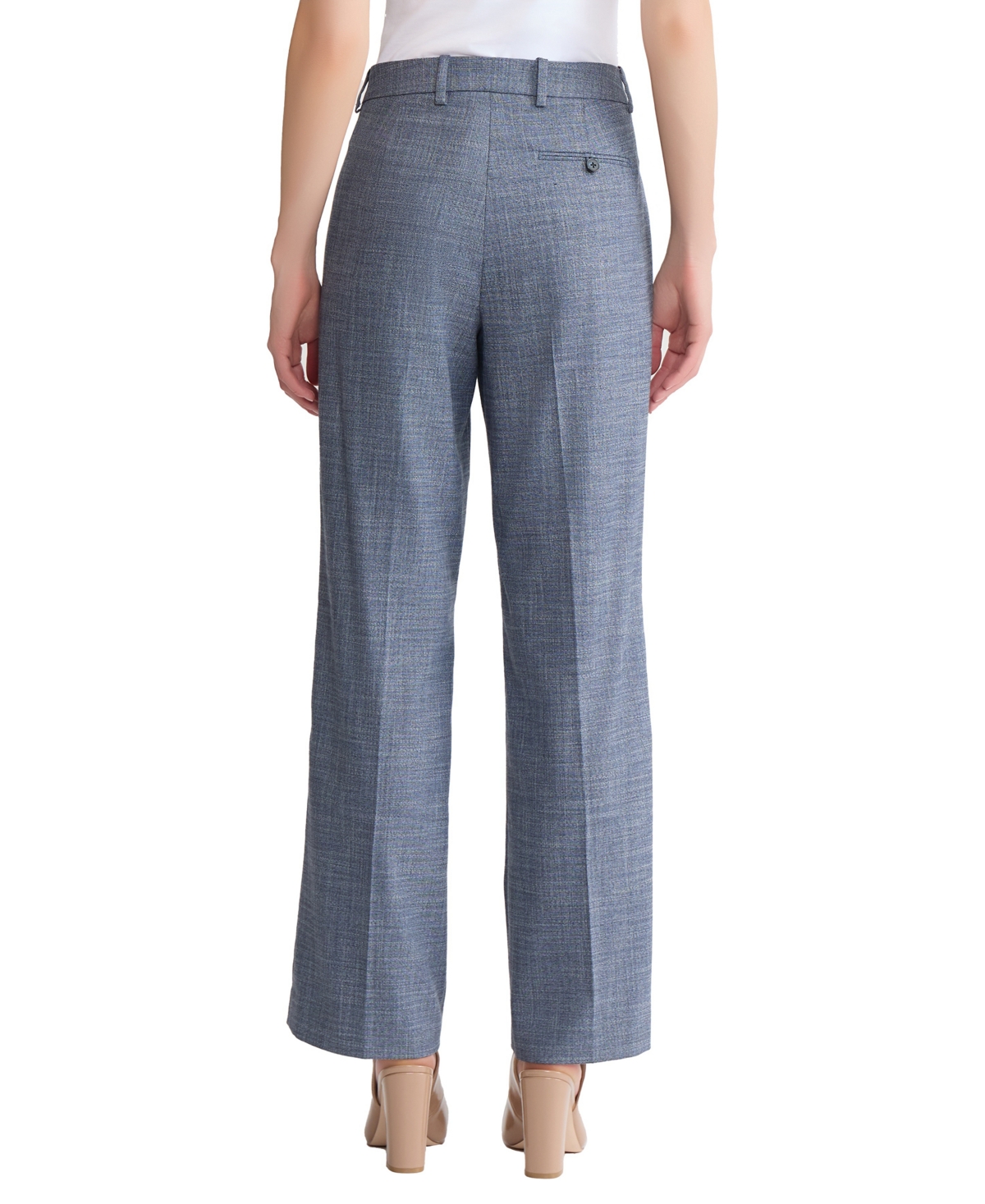 Jones New York Women's High-Rise L-Pocket Trousers