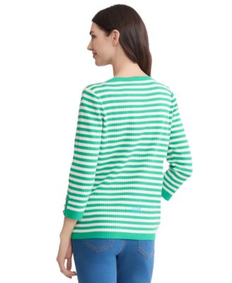 Women's Flat Back Rib Boat Neck Top