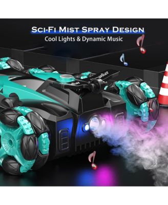 8WD Gesture Control RC Stunt Car with 360° Spins, Drifting, Fog & Light Effects