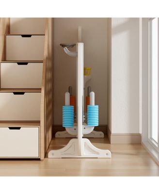 4-in-1 Giant Outdoor Game Set – Jumbo Connect 4, Basketball, Ring Toss & Golf for Kids & Adults