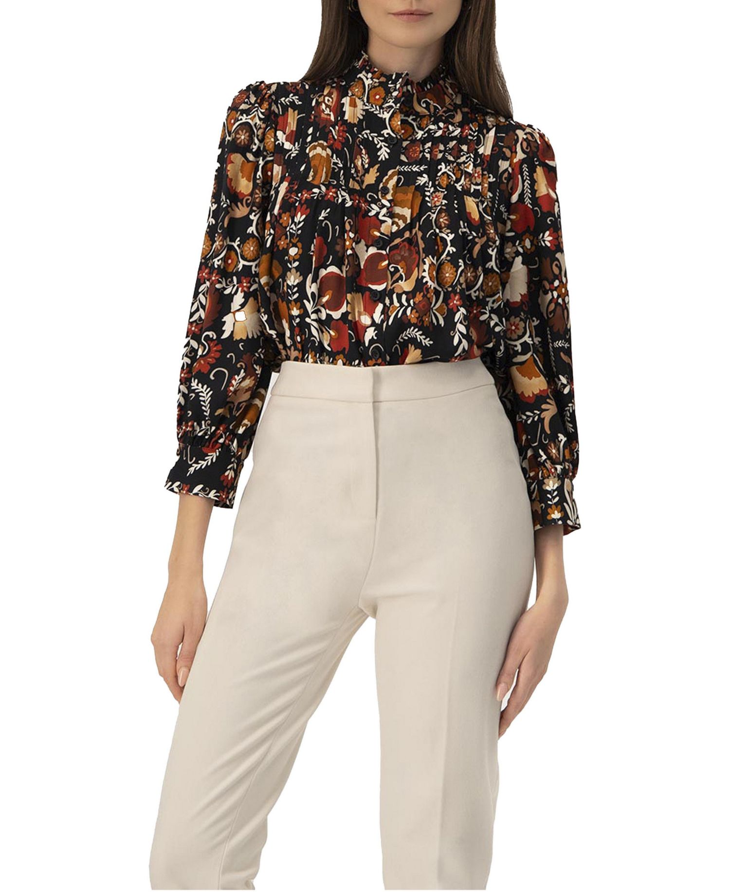 Women's Printed Long Sleeve Shirt