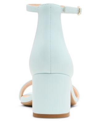 Ileana Two-Piece Block-Heel Sandals