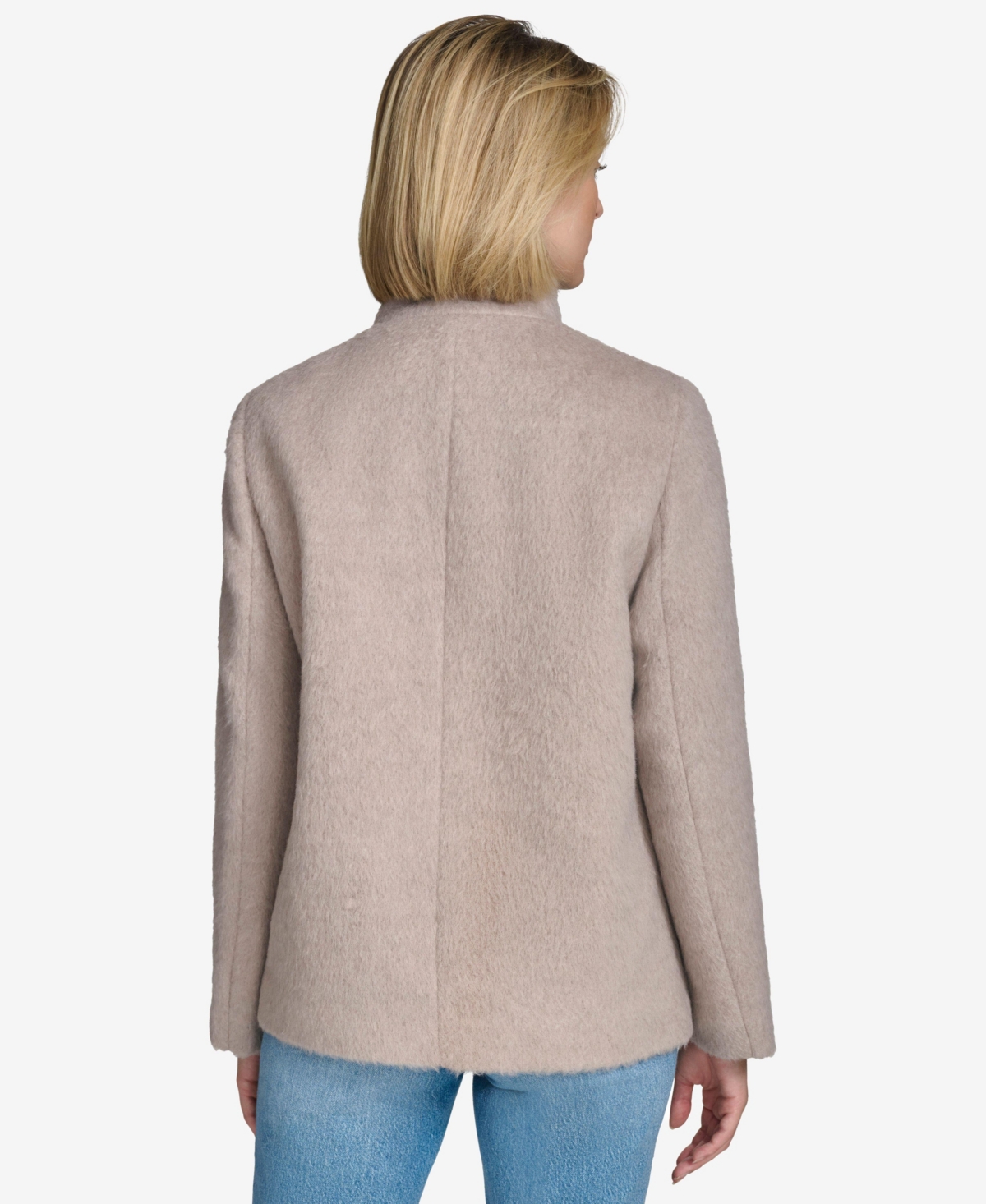 Andrew Marc Women's Piper Button Front Wool Blend Jacket