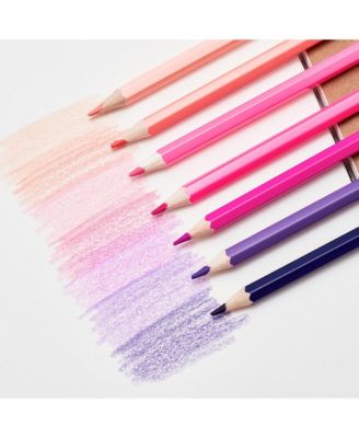 48 Colors Oil-based Colored Pencil, Hexagon Wooden Handle Set with Soft Oil-Based Cores for Drawing, Sketching and Blending