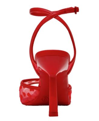 Erynn Dress Embroidered High Heel Sandals, Exclusively at Macy's