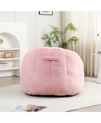 Bean Bag Sofa Chair with Armrests Stuffed High-Density Foam, Lazy Sofa Comfy Chairs for Living Room, Bedroom Reading