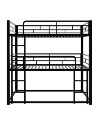 Metal Twin Size Triple Bunk Bed