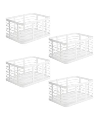 Metal Pantry Basket with Handles - Set of 4