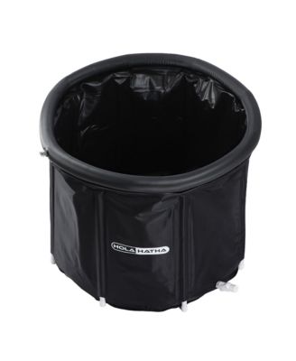 120 Gal Cold Water Ice Bath Tub, Portable Plunge Recovery Tub with Lid