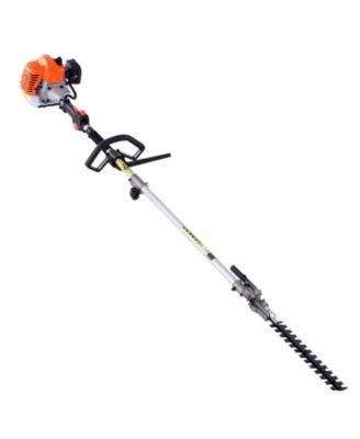 26CC 6-in-1 2-Cycle Gas Trimmer Tool Set, Hedge & String Trimmer, Brush Cutter, Edger, Pole Saw, Extension Pole, Gear Set