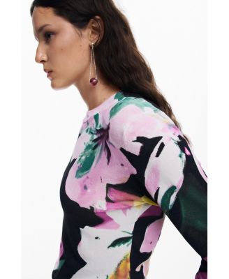 Women's Fine floral sweater
