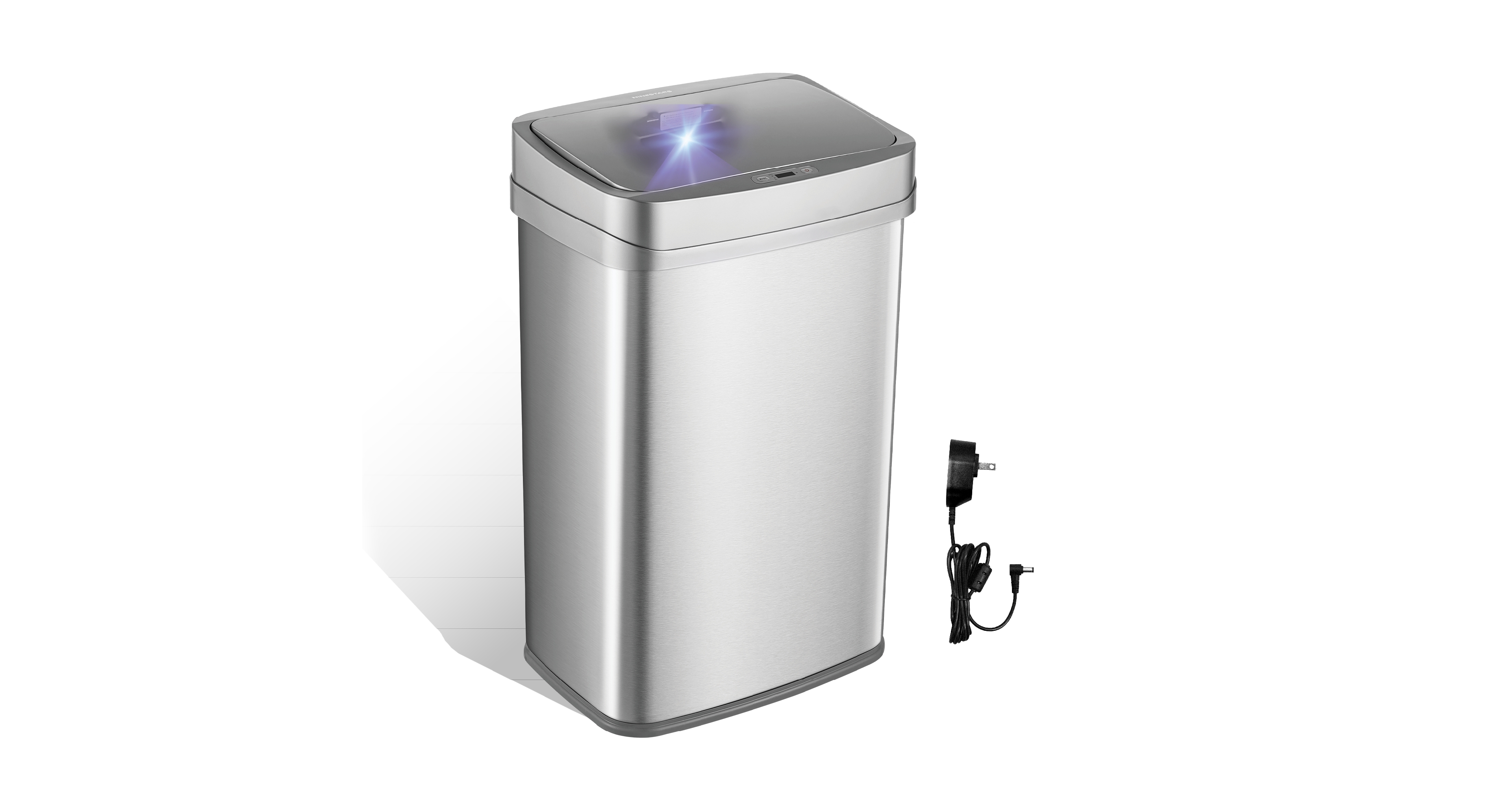 Ninestars Nova Series 13 Gallon Odor Elimating Automatic Kitchen Trash Can