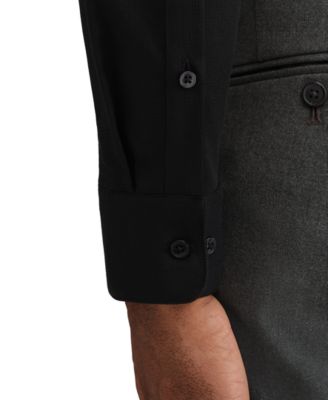 Men's Solid Regular-Fit Stretch Dress Shirt