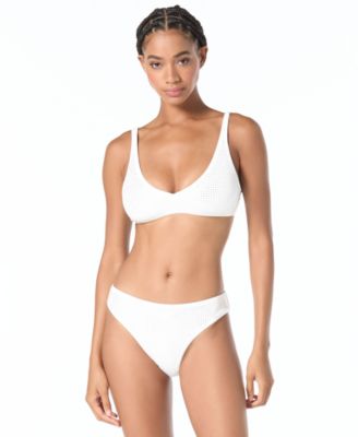 Michael Kors Women's Rhinestone Swim Bra Top