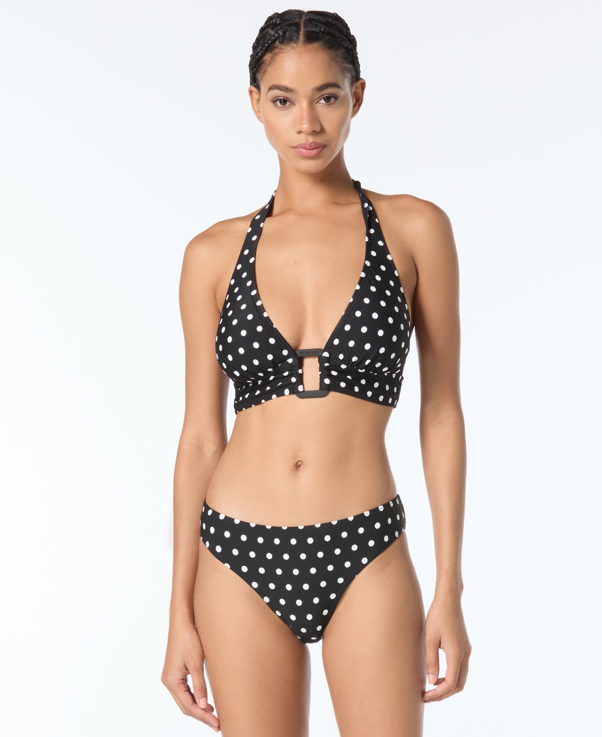 Michael Kors Women's Halter Swim Bra Top