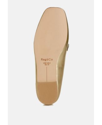 Womens Celosia Metallic Diamante Strap Loafers