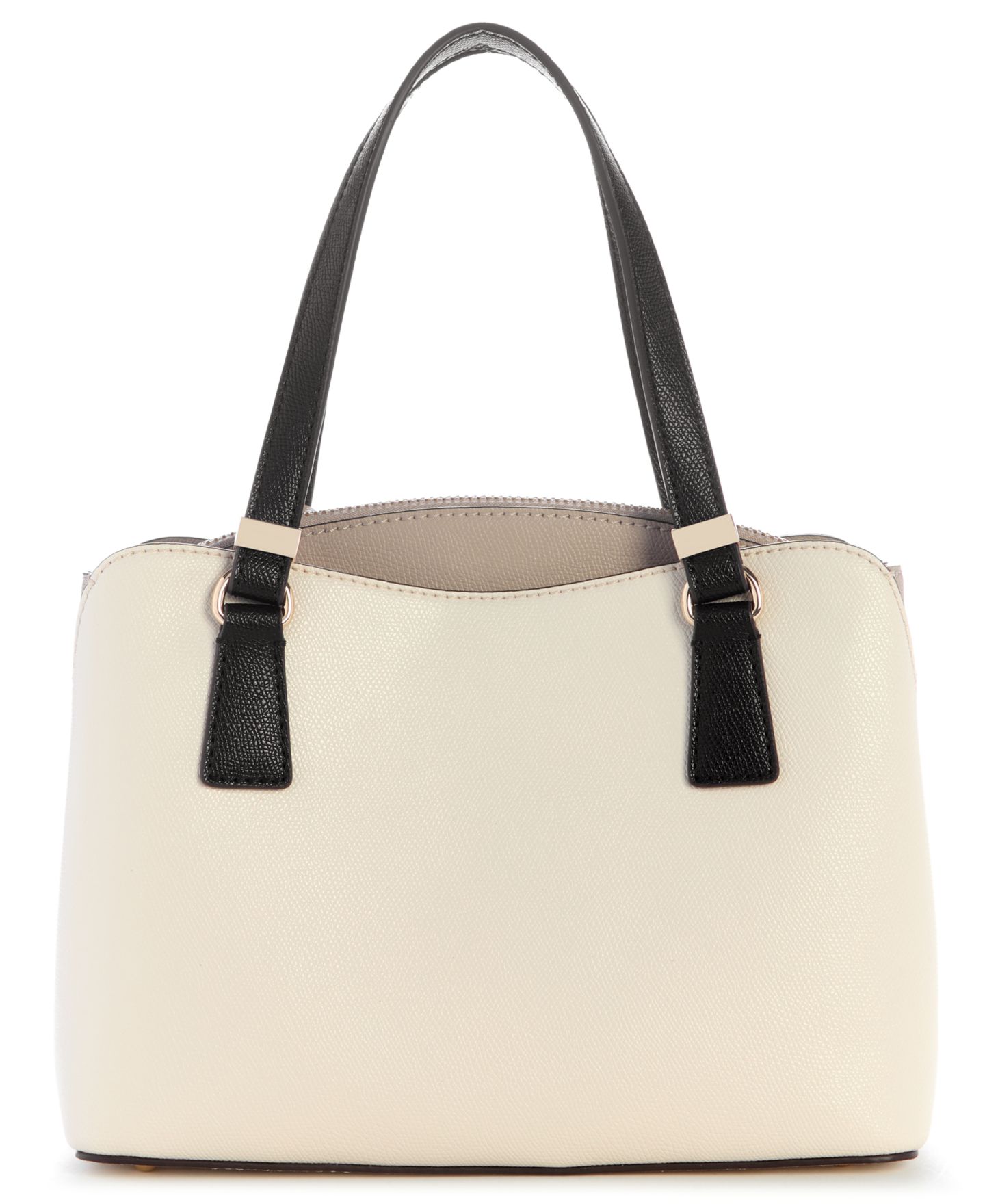 Женская сумка GUESS Lyndi Small Girlfriend Satchel, цвет: Бежевый — фото 2