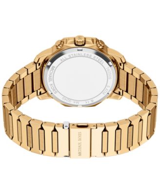 Men's Prescott Chronograph Gold-Tone Stainless Steel Watch, 44mm