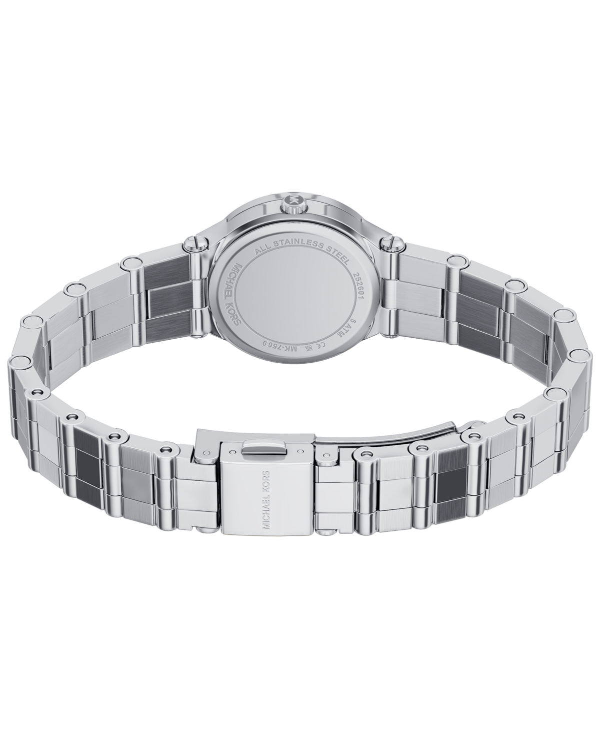 Michael Kors Women's Billie Three-Hand Rose Silver-Tone Stainless Steel Watch, 26mm