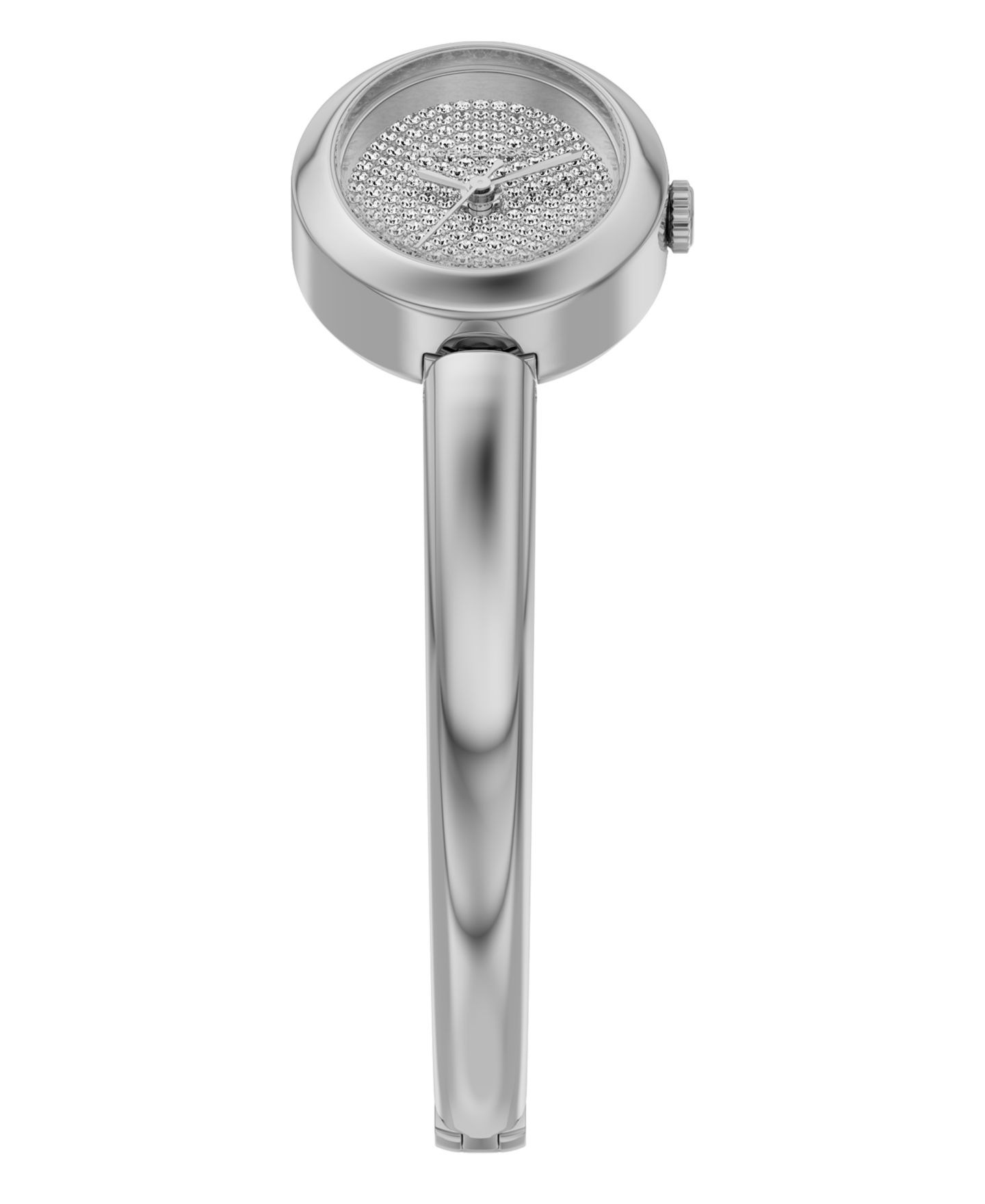 Женские часы Michael Kors Maude Three-Hand Silver-Tone Stainless Steel Watch, 21mm — фото 4