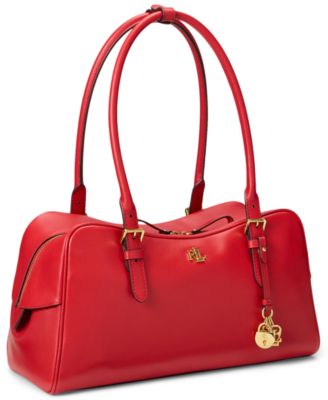 Leather Large Marcy Zip Slim Shoulder Bag