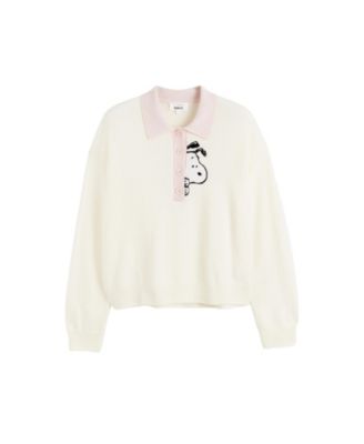 Women's Peanuts Polo Sweater