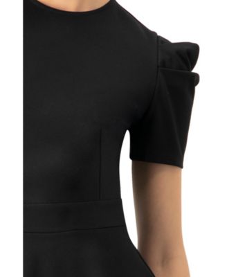 Women's Short Sleeve Peplum Blouse