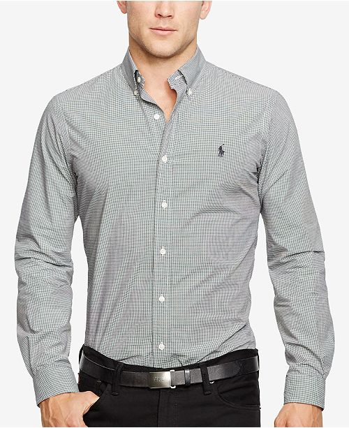 Polo Ralph Lauren Slim Fit Men S Long Sleeve Stretch Poplin Shirt