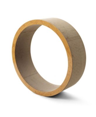 38 in Wooden Cat Running Wheel with Runway in Natural